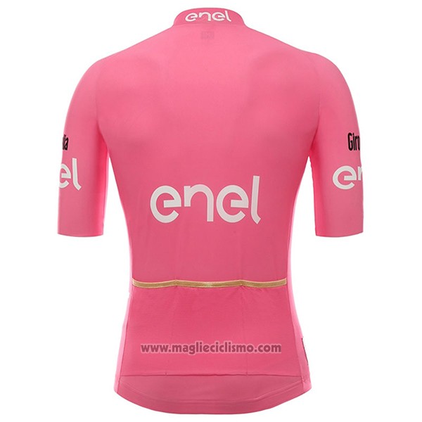 2017 Abbigliamento Ciclismo Giro d'Italia Rosa Manica Corta e Salopette